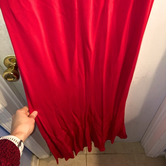 ABS size M red maxi event dress - Picture 3 of 4